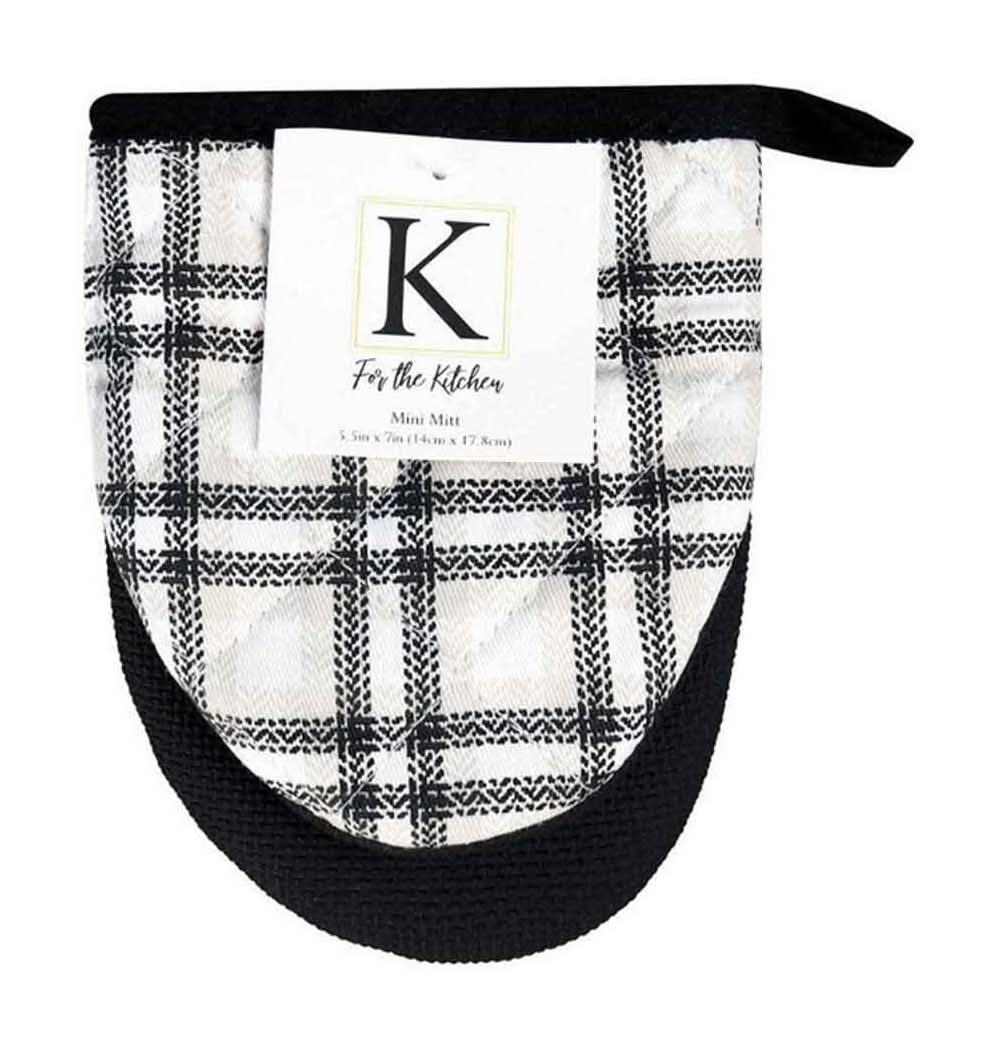 Plaid Mini Oven Mitt 5.5 In X 7 In