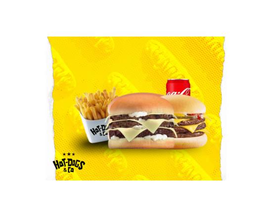 MENU TRIPLE  CHEESE N'CO DOUBLÉ