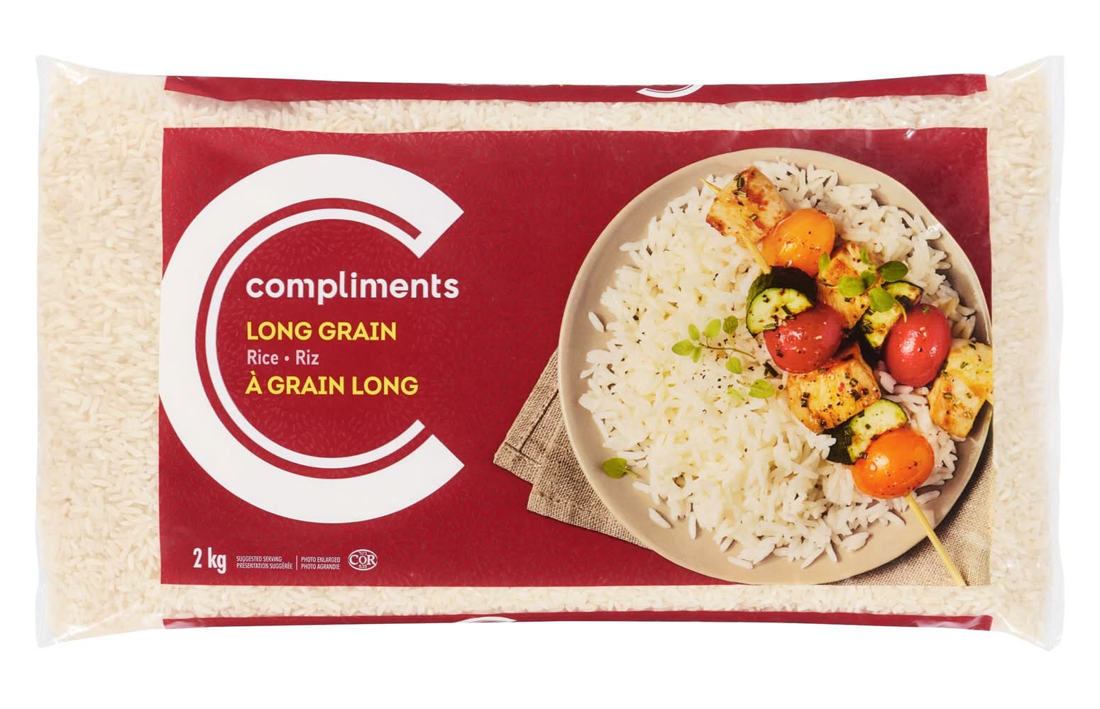 Compliments Long Grain White Rice (2 kg)