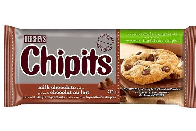Hersheys Chipits Milk Chocolate 270g
