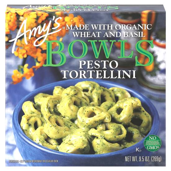 Amy's Bowls Pesto Tortellini Made With Organic Wheat & Basil
