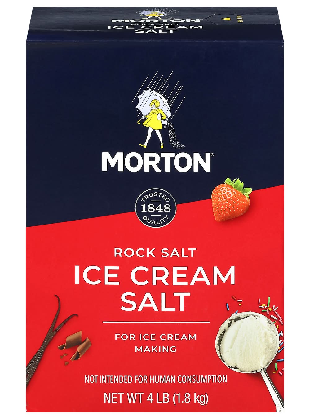 Morton Rock Salt Ice Cream Salt (4 lbs)