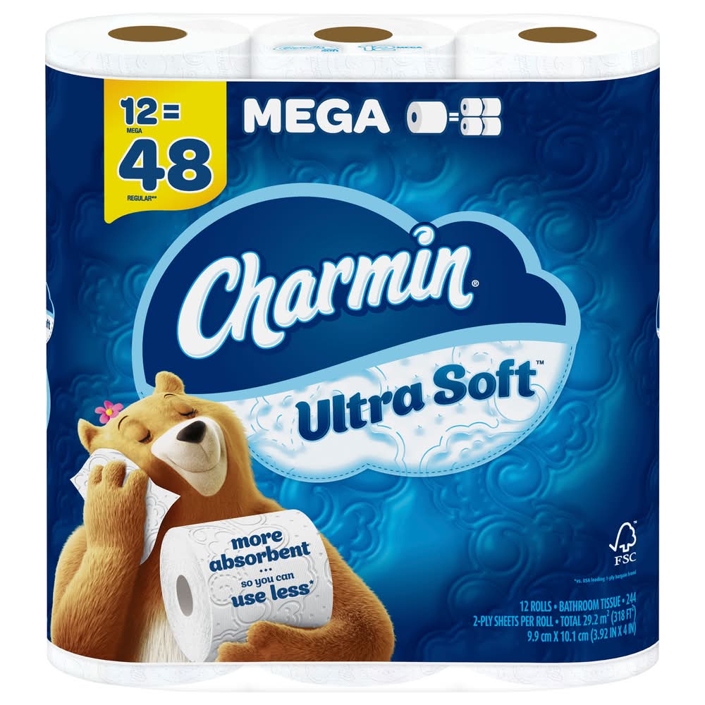 Charmin Ultra Soft Mega Toilet Paper