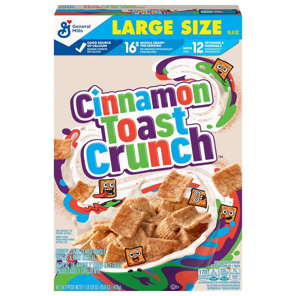 Cinnamon Toast Crunch Cereal With Whole Grain