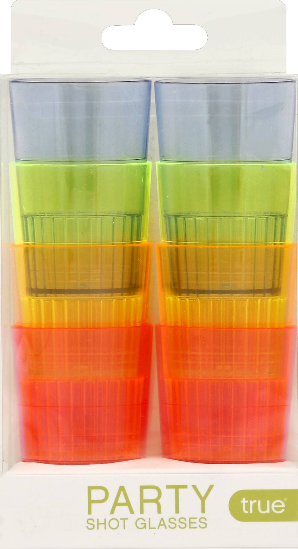 TRUE Multi Color Party Shot Glasses