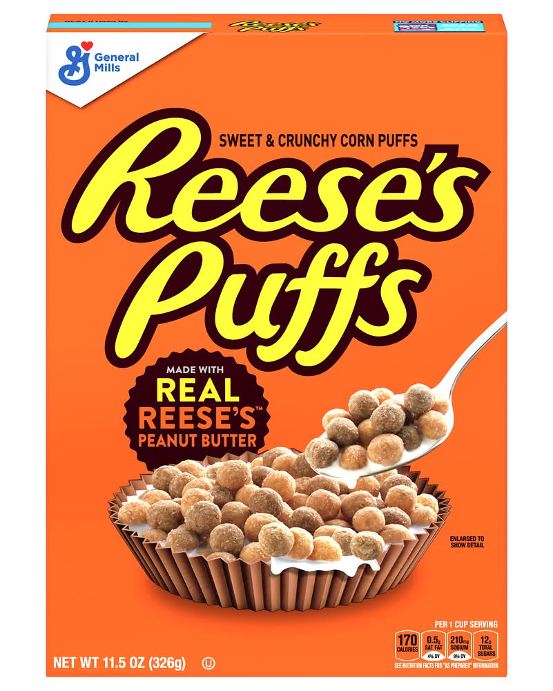 Reese's Puffs Sweet Crunchy Corn Cereal (11.5 oz)