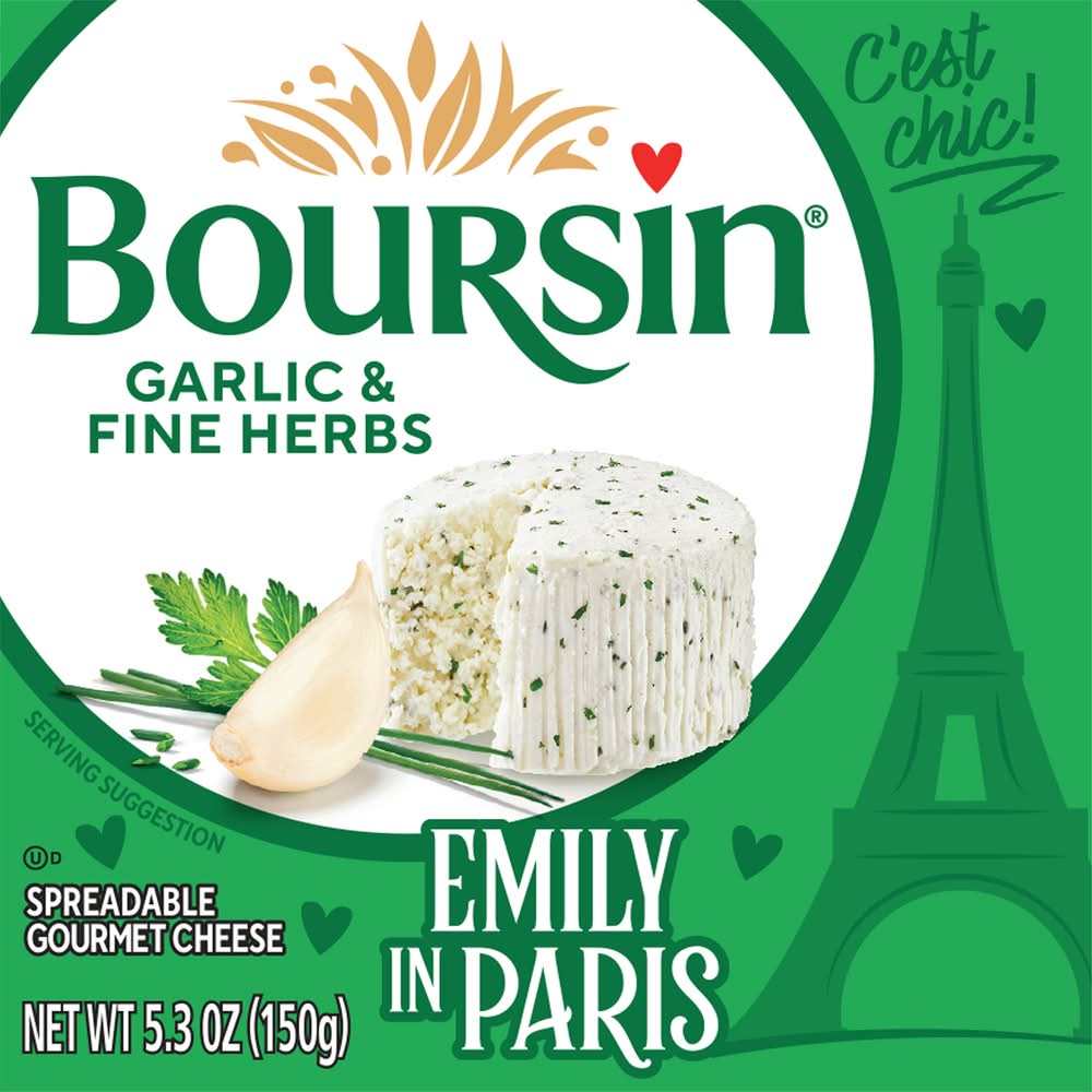 Boursin Garlic & Fine Herbs Gourmet Cheese (5.3 oz)