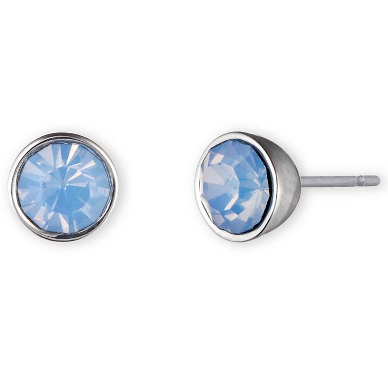 Lonna & Lilly Pendant Button Stud Earrings (blue)