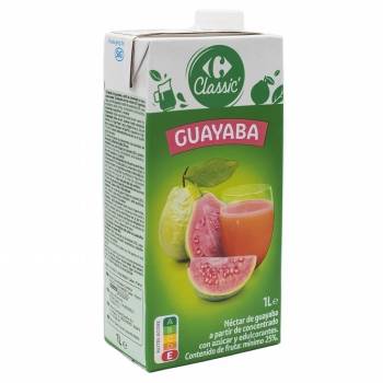 Néctar de guayaba Carrefour brik 1 l.