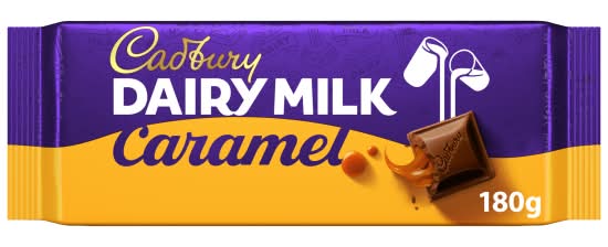 Cadbury Caramel, Dairy Milk Chocolate Bar (180g)