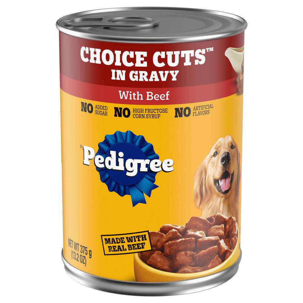 Pedigree Choice Cuts in Gravy Dog Food, Beef (13.2 oz)