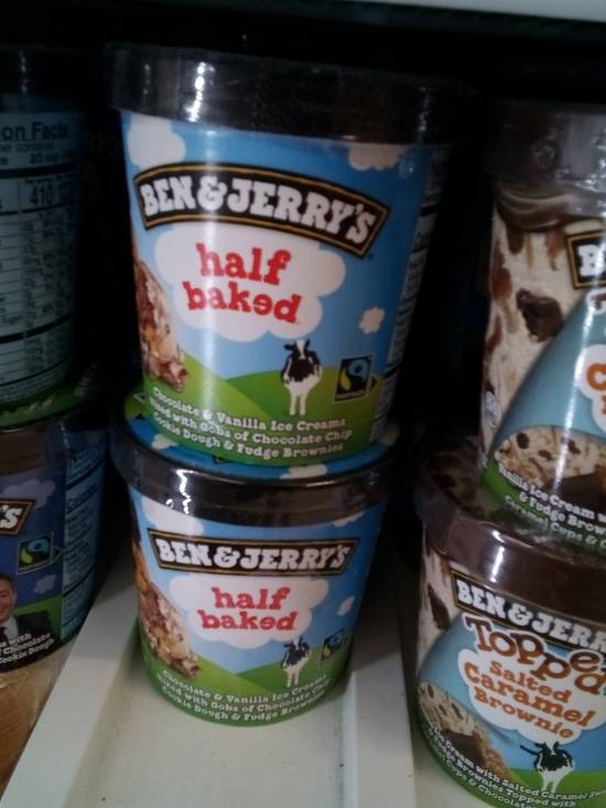 Ben and Jerry's  half baked