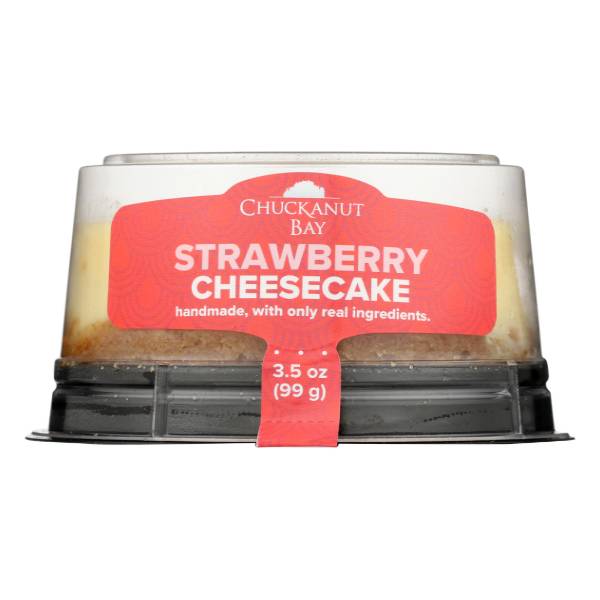 Chuckanut Bay Strawberry Swirl Cheesecake (4oz count)