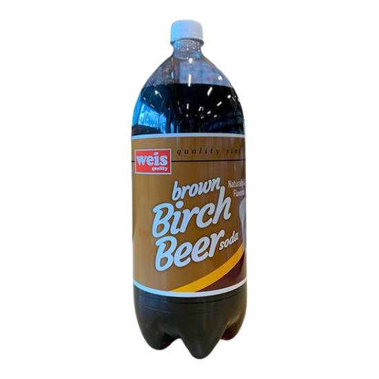 Weis Quality Brown Birch Beer Soda