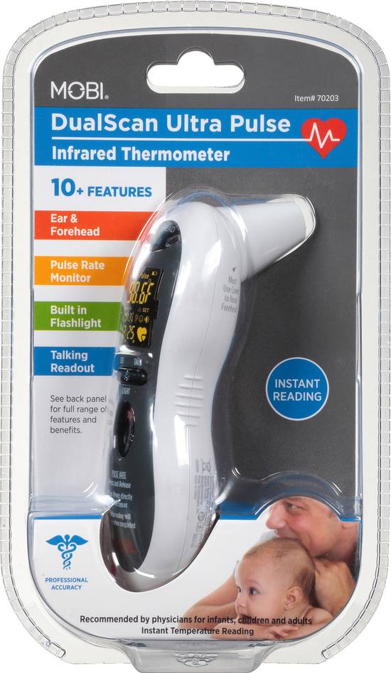 Mobi Dualscan Ultra Pulse Infrared Thermometer (1 ct)