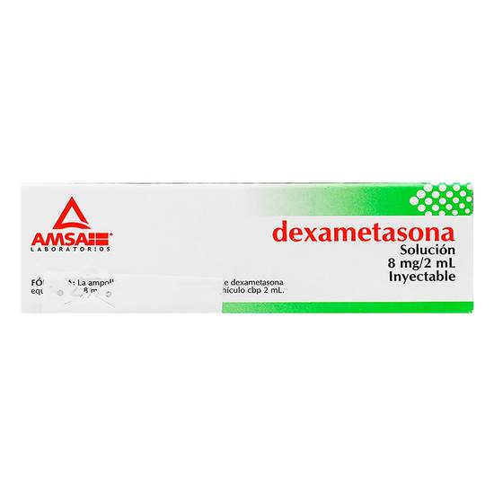 Amsa dexametasona solución inyectable 8 mg (1 pieza)