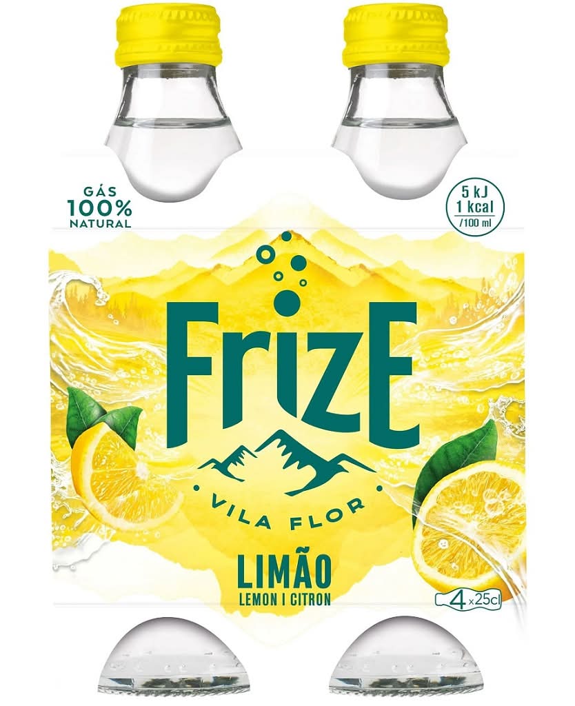 Frize - �gua com gás limão, pack 4 x 0.25 l