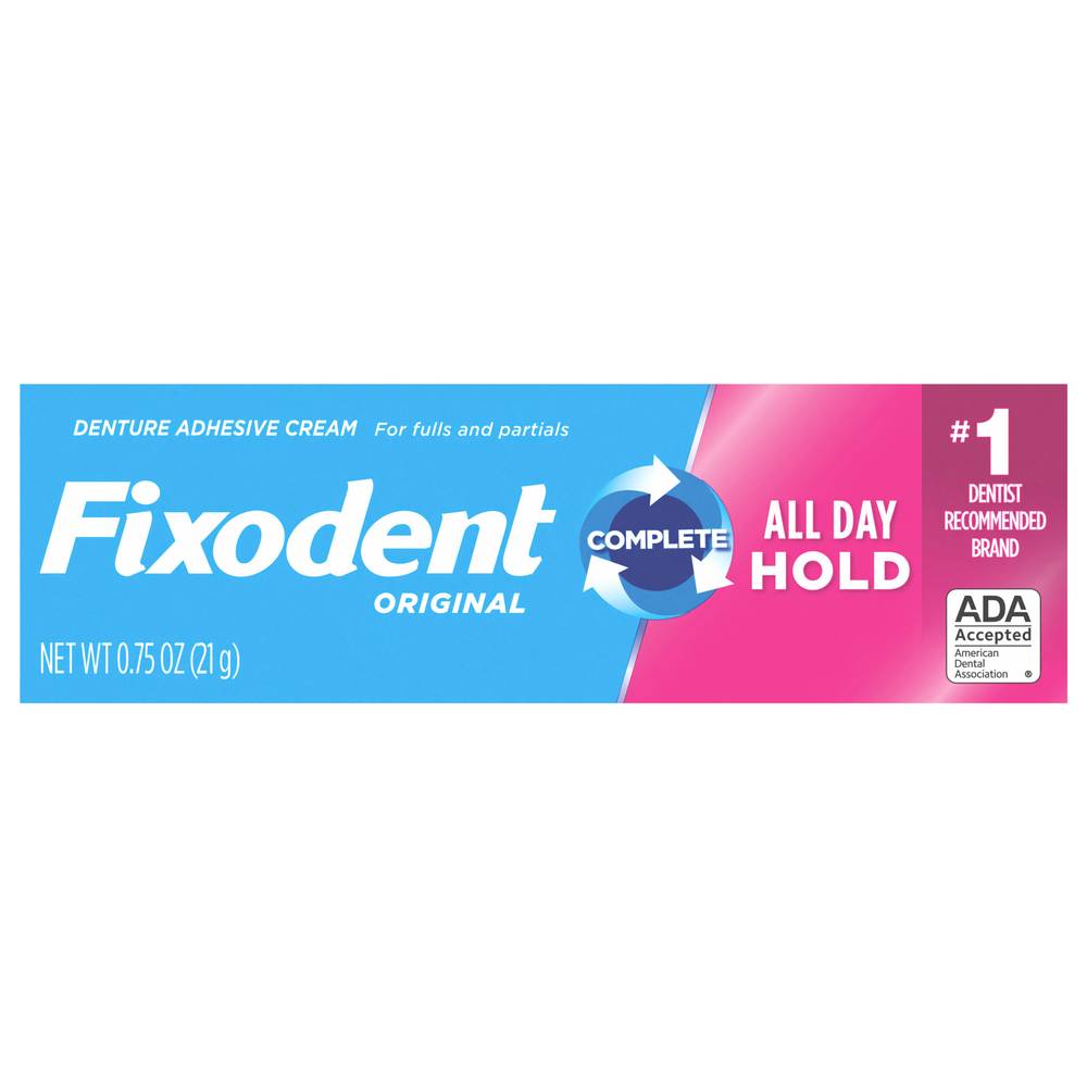 Navajo Fixodent Complete Original Denture Adhesive Cream (0.75 oz)