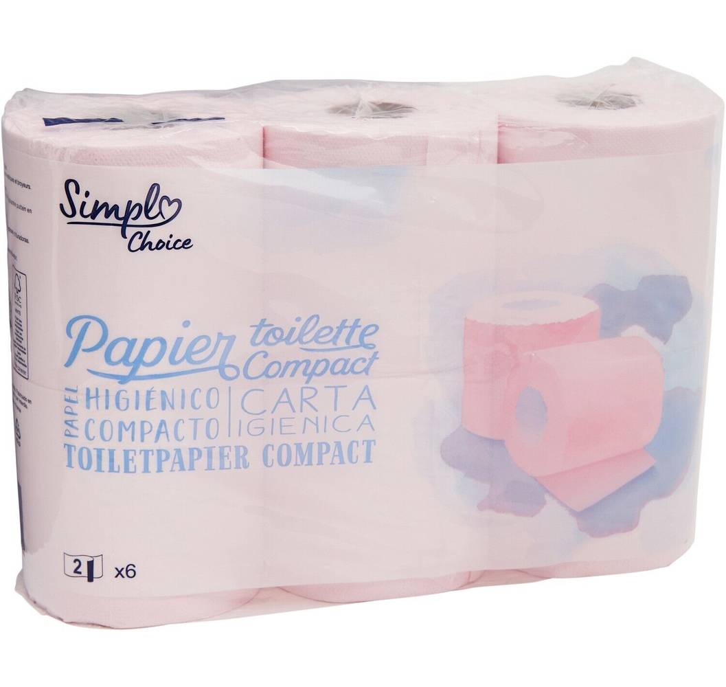 Simpl - Choice papier toilette compact rouleaux (6)