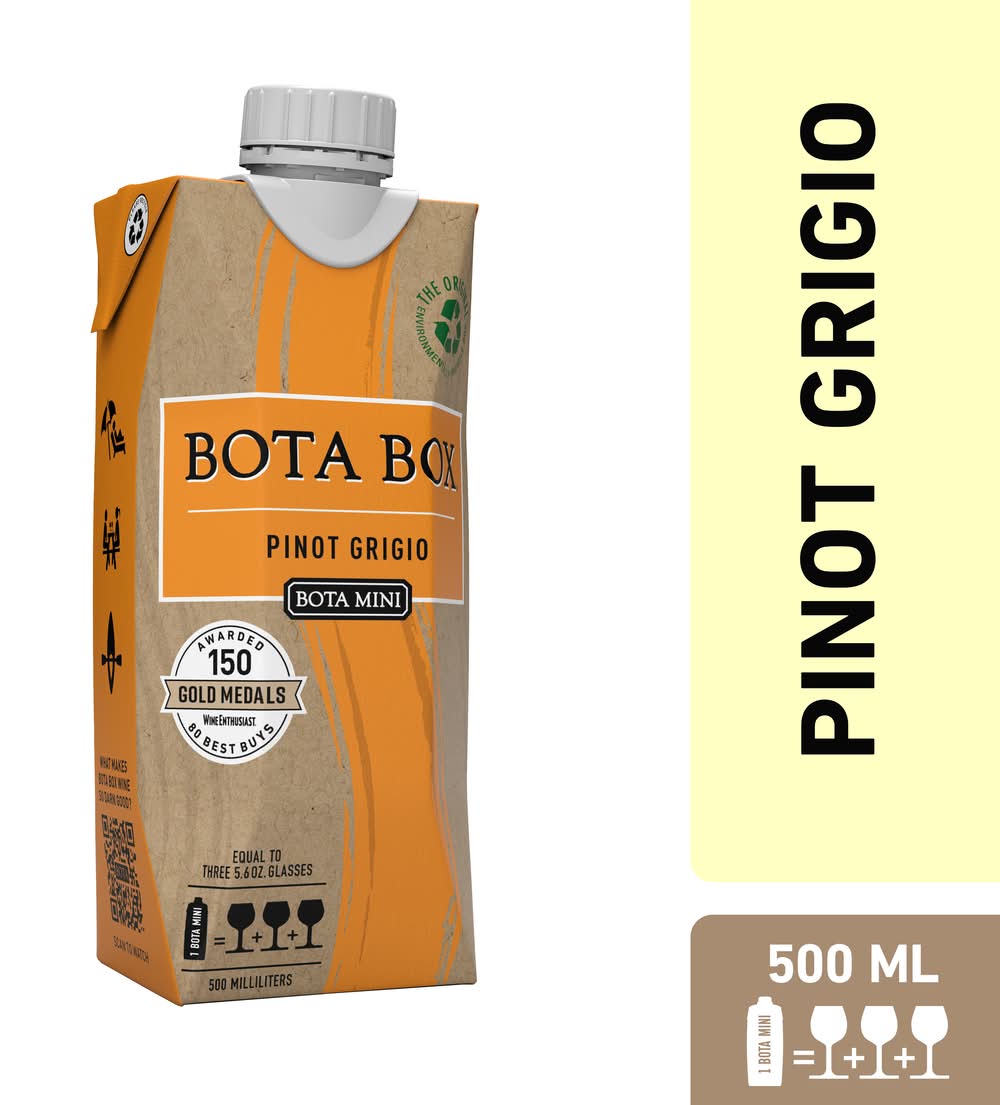 Bota Mini Pinot Grigio White Wine (500 ml)