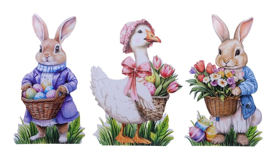 Seasonal Collection Metal Leaner, Assorted Designs, 1-ct.