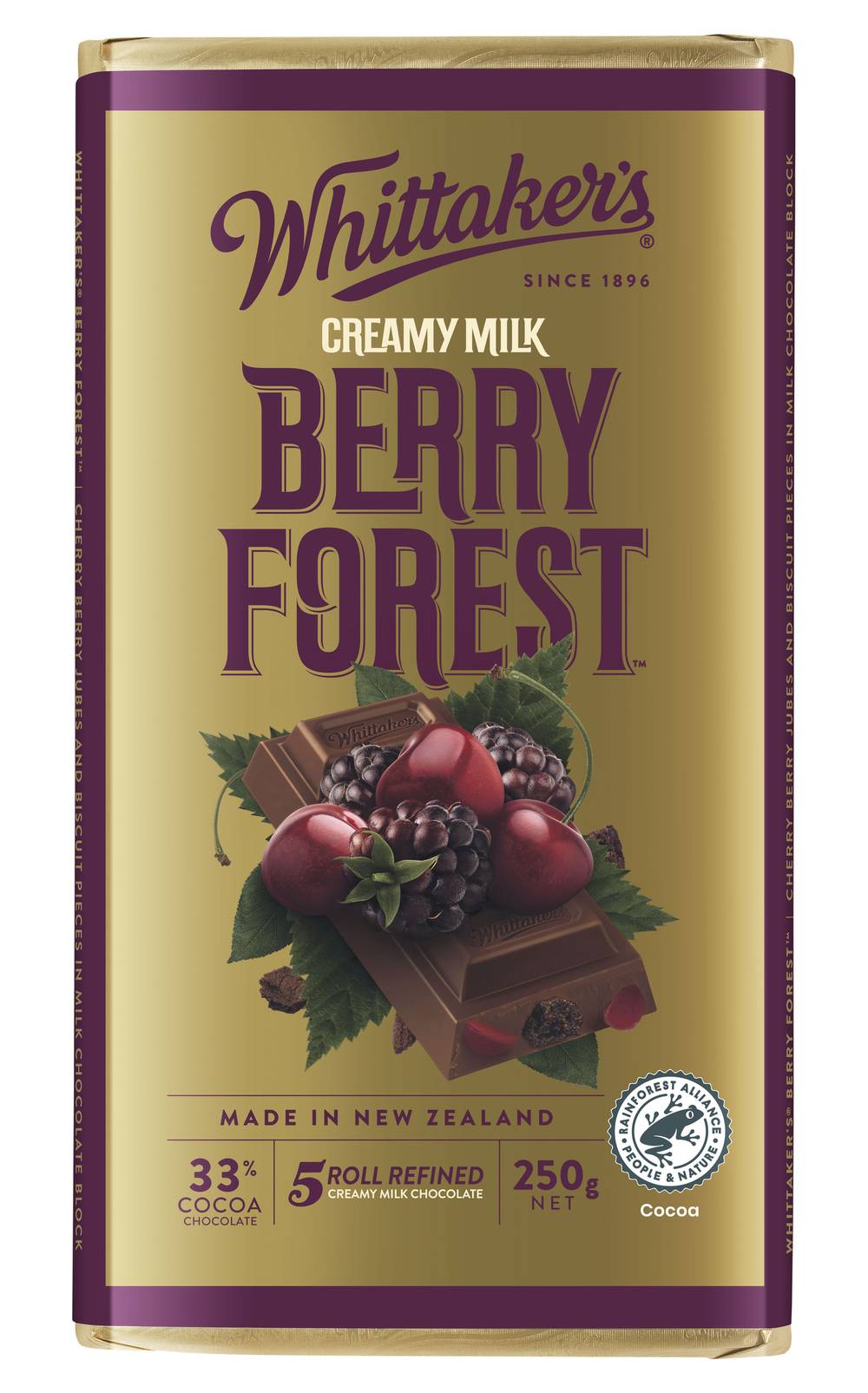 Whittaker's Berry Forest Creamy Milk Chocolate (250g)
