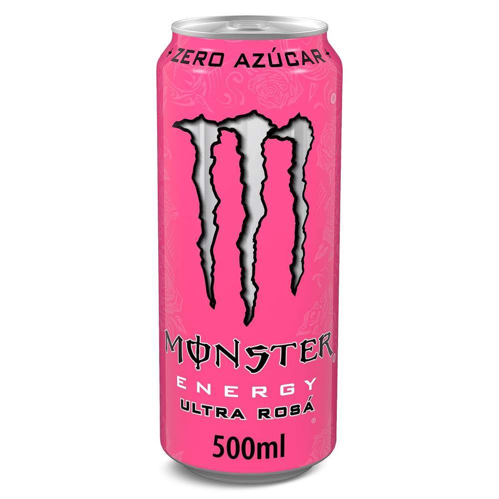 Bebida Energética Ultra Rosá Monster Energy Lata 500 Ml