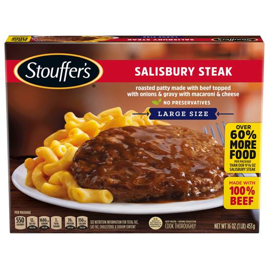 Stouffer's Large Size Salisbury Steak