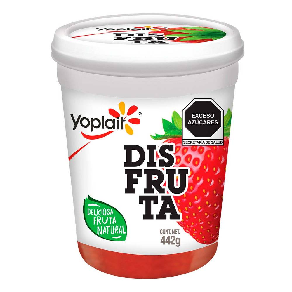 Yoplait · Yoghurt disfruta con trozos de fresa (442 g)