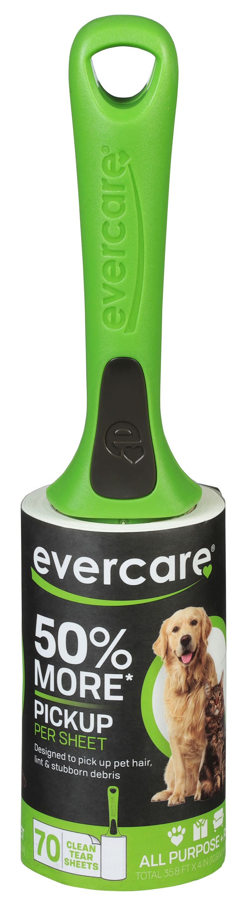 Evercare Lint Roller Clean Tear Sheets