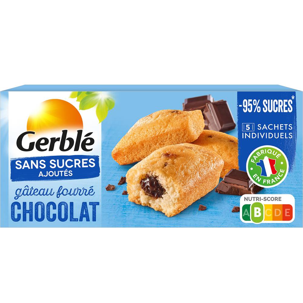 Gerble - Gâteau fourré chocolat sans sucres ajoutés