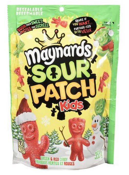 Sour patch rouges-verts - kids red & green candies (355 g)