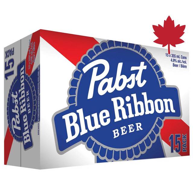 Pabst Blue Ribbon (15 x 355 ml) - 5.0% ABV