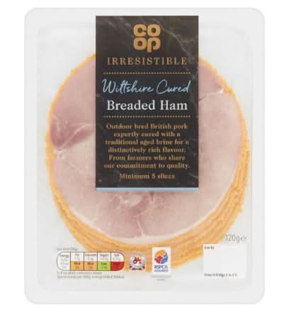 Co-op Irresistible Wiltshire Cured Breaded Ham 120g