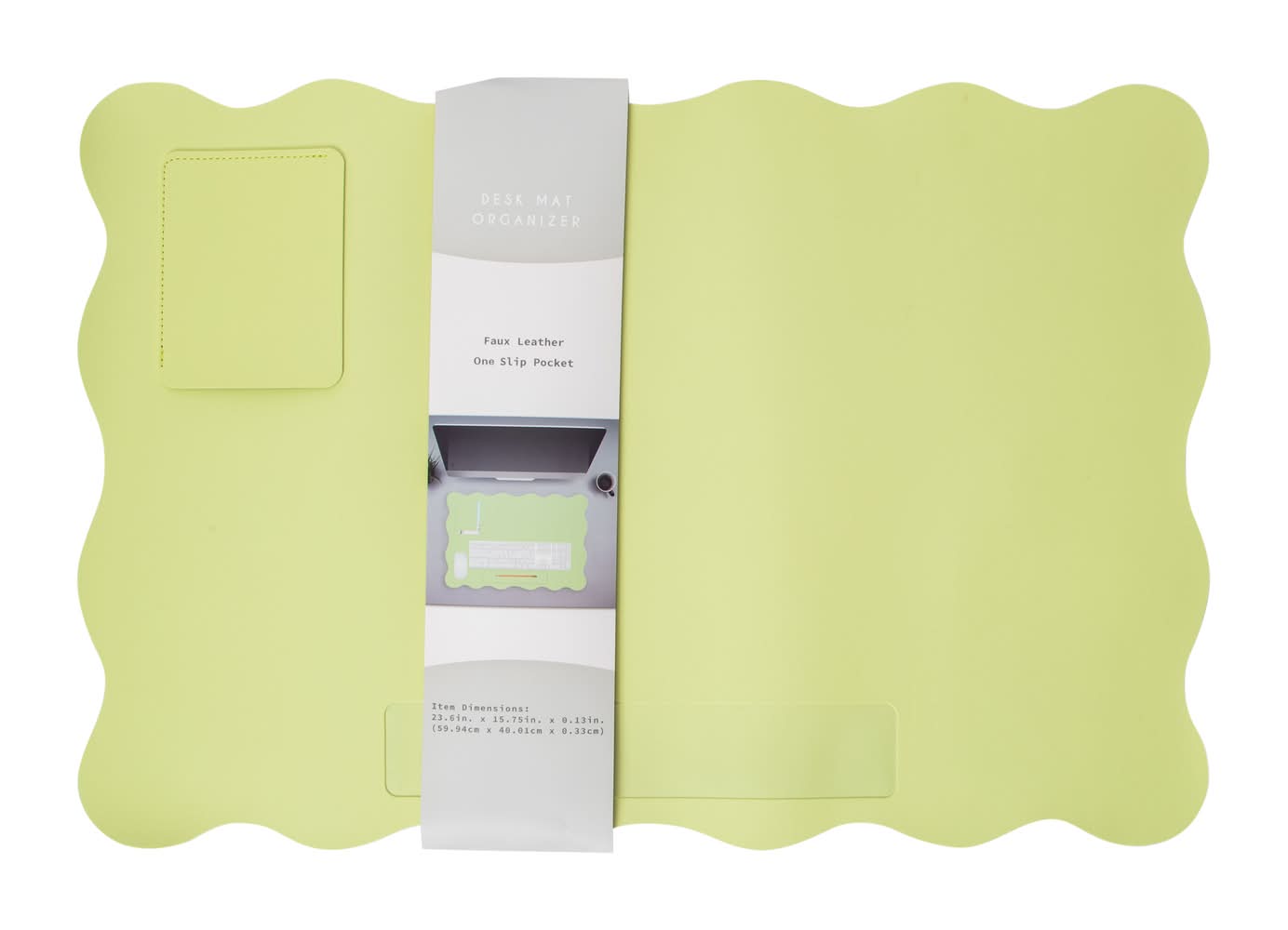 Desk Mat Organizer Green