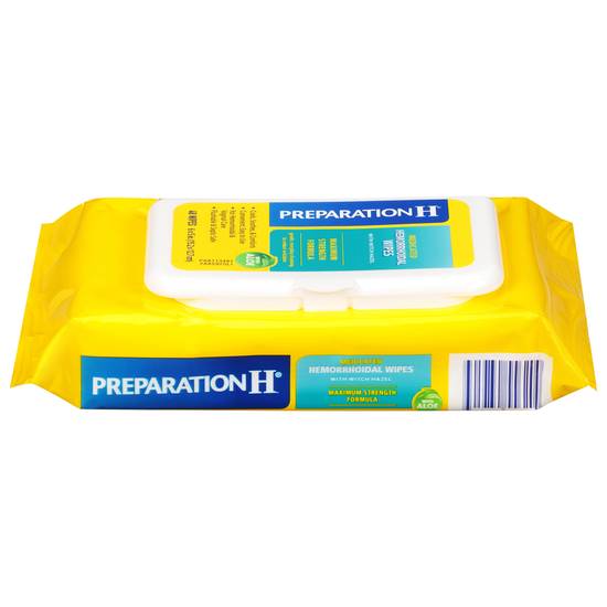 Preparation H Hemorrhoidal Medicated Wipes With Witch Hazel (48 ct)