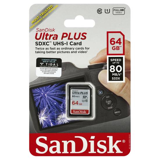 Sandisk Ultra Plus Sdxc Uhs-I Card