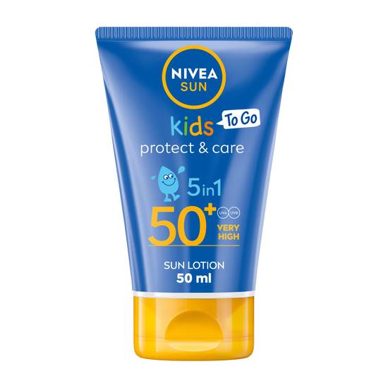 Nivea Sun Kids Suncream Pocket Size Lotion SPF 50+ Protect & Moisture 50ml