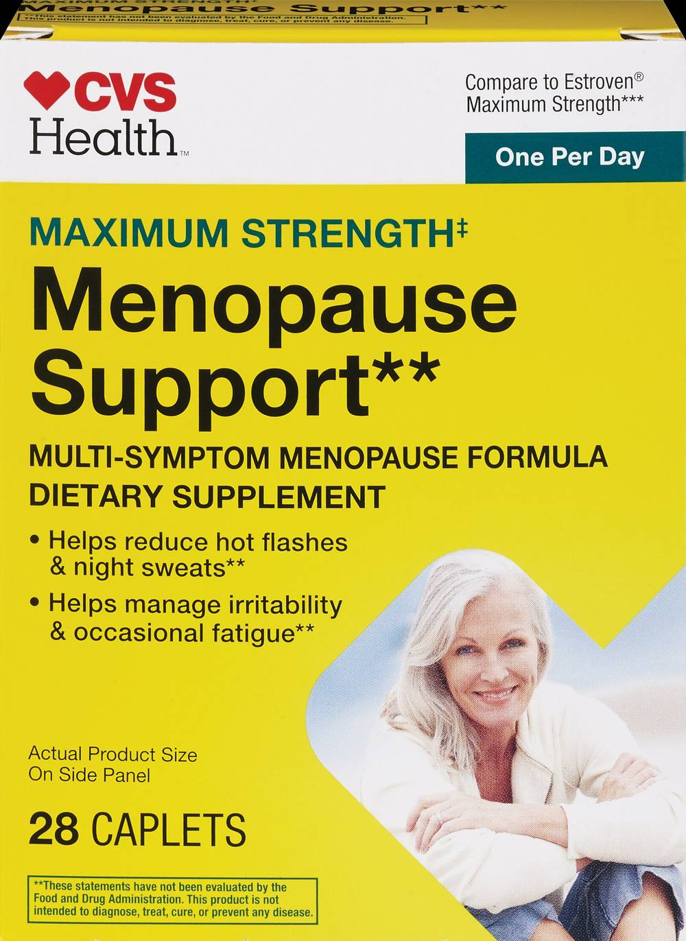 Cvs Health Menopause Support Caplets, 28 Ct