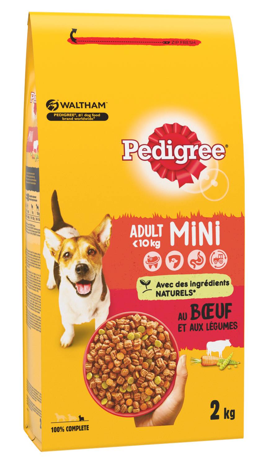 Pedigree - Mini croquettes au boeuf pour petit chien adulte (2kg)