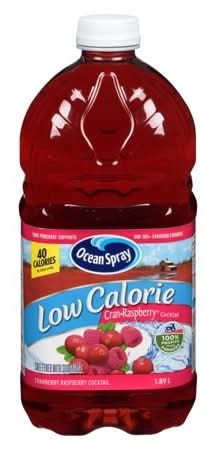 Ocean Spray Cranberry Raspberry Cocktail Low Calorie (1.89 L)