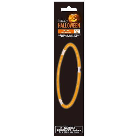 Festive Voice Happy Halloween Glow Necklace - 1.0 ea