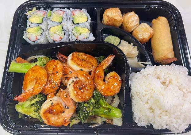Shrimp Teriyaki bento