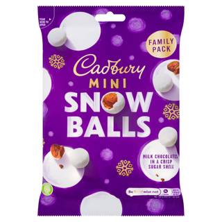 Cadbury Mini Snow Balls Milk Chocolates in a Crisp Sugar Shell (270g)