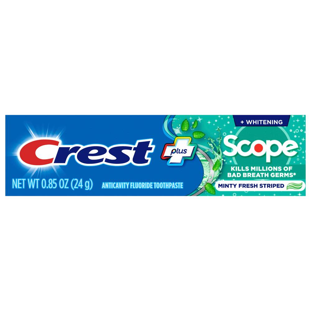 CREST Whitening Minty Fresh Toothpaste (0.85 oz)