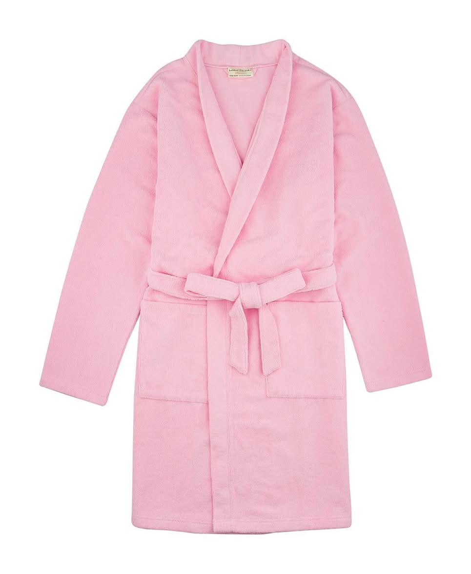 Bobbie Brooks Sweet Dream Pink Fleece Bathrobe