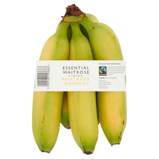Essential Waitrose Fairtrade Bananas (5 ct)