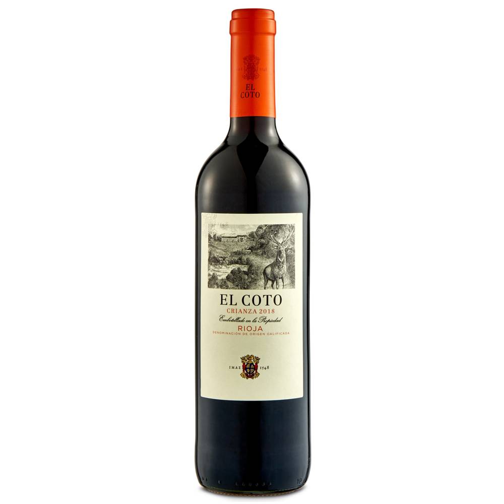 Vino Tinto Crianza D.O. Rioja El Coto Botella 75 Cl