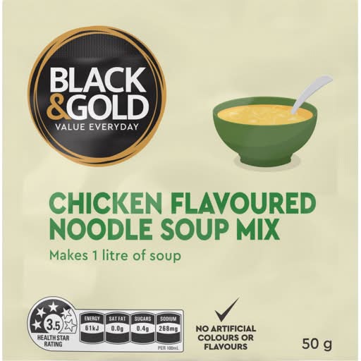 Black Gold Chicken Noodle Soup (50g)