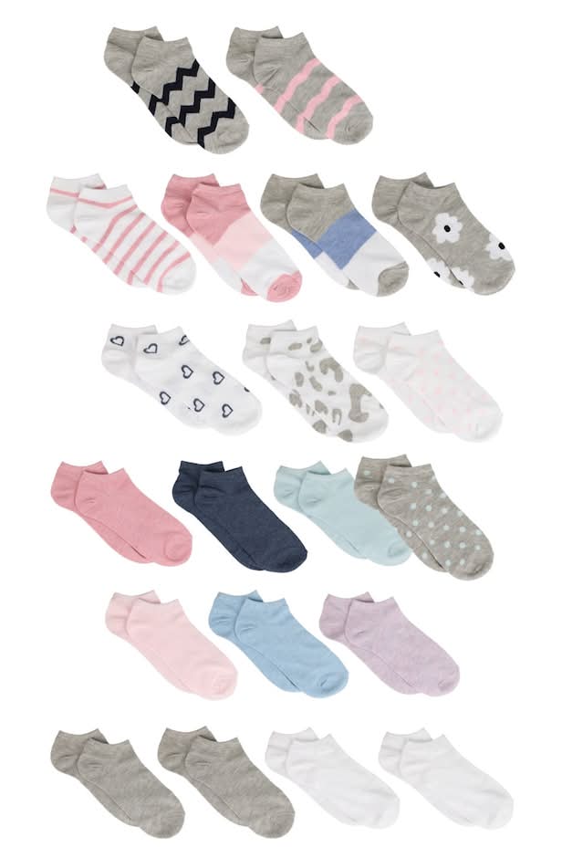 Collections Ladies Low Cut Socks, Women, 5-9 (10 ct)
